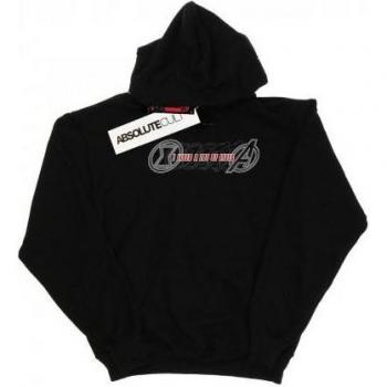 Sudadera con capucha femenina Marvel Black Widow Muchas Vidas Talla L Negra