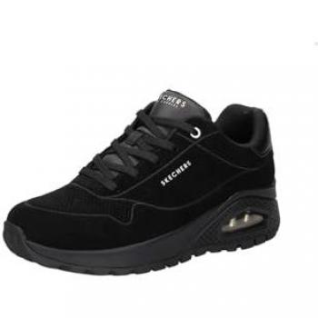 Skechers Men's Cornetto Black Sneaker, Female Fit – UK 7