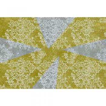 Papier Peint Tendance Vert et Gris
