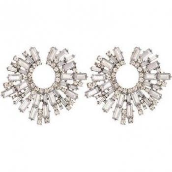 Baroque Rhinestone Earrings for Women