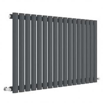 Anthracite 2511 BTU Horizontal Panel Heater – 600 × 992 mm (Balterley)