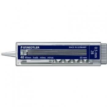 Recharge Staedtler Mars Micro Carbon 255 : 40 mines graphite 0,5 mm de grade 2B