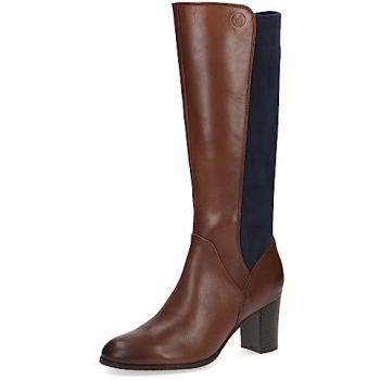 Caprice Damenstiefel 39 Braun Blockabsatz
