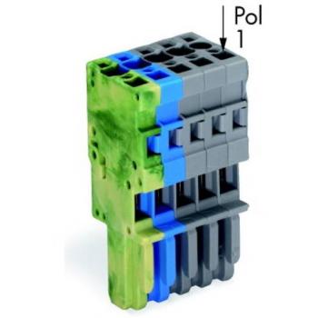 WAGO 769-105/000-039 Federleiste 50 Stück – Kompaktgeometrie, einfarbige Variante