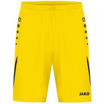 JAKO Damen Sport Shorts Challenge Gelb Schwarz 42/44