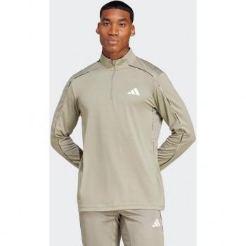 Blusa Atletismo Hombre Adidas Camo Long Sleeve Beige