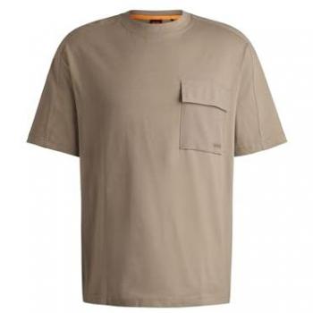 Boss T-shirt corta 10262528 Marrón