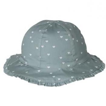 Tiny Trendsetter Grey‑Blue Summer Hat – 37/43 cm