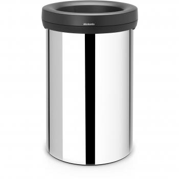 Contenitore per Rifiuti Open Top 60 Litri Brabantia Acciaio Lucido