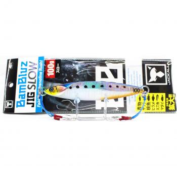 Jackall 100g Metal Jig Bambluz Slow Iwashi Magma Wave HL