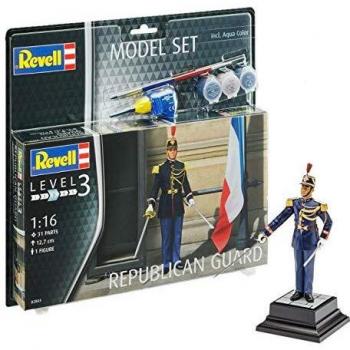Revell-Model Set Republican Guard Plastic Model Kit with Decals, Primary Colors and Brush, Multi-Color