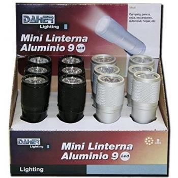 Linterna aluminio 9 Leds Electro DH 60.362