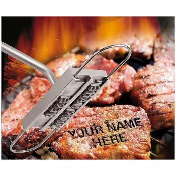 Customizable Meat Branding Iron with Letter Set
