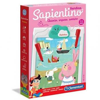 Penna interattiva con schede e gioco educativo di 3 anni per bambine Clementoni Sapientino