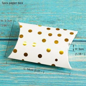 Thank You Pillow Shape Paper Boxes