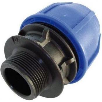 Raccordo di compressione filetto maschio PN16 lunghezza 1m
