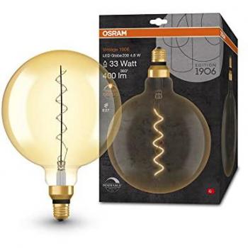Osram 400lm E27 Globe LED Lampe Gold