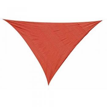 Voile triangulaire d'ombrage pour extérieur 6 x 6 x 6 m en polyéthylène haute