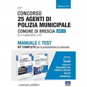 Concorso 25 agenti di polizia municipale Comune di Brescia