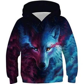 RAISEVERN Kinderfestkapuze „Little Boys“ – 3D‑Festival-Hoodie