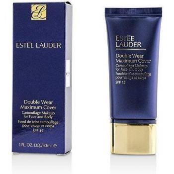 Estée Lauder Double Wear Maximum Cover Camouflage Make-up Face & Body SPF 15, 30 ML, 3W2 Cashew stark deckendes Make up (+ GRATIS Mini-Mascara)