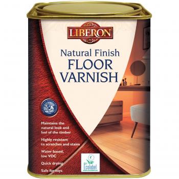 Liberon Natural Finish Floor Varnish Clear Matt 1l