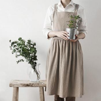 Cotton Linen Coffee Shop Apron
