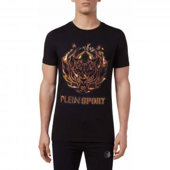 Camiseta Plein Sport F19C MTK3710 SJY001N Tiger Color Negro
