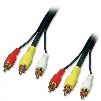 Lindy 35542: Cavo Audio‑Video 3xRCA 3 m M/M