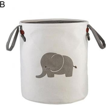 Foldable Elephant and Cat Laundry Hamper