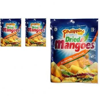 Getrocknete Mango in Streifen aus den Philippinen, 3er Pack