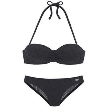 Bikini a Seta Nera Buffalo