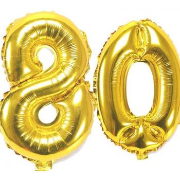 32 Zoll Ballon‑Musterfolie – 10/20/30/40/50/60/70/80/90 Stück, Geburtstags‑ und Jubiläumsdeko