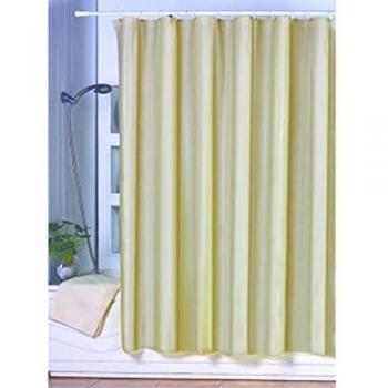 Rideau de douche beige en PVA 180 x 200 cm