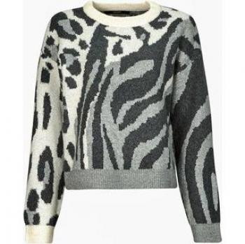 Vero Moda Rundhals-Pullover 'KAI' für Damen, Größe XL, Hellgrau