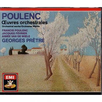 Concerto en duo piano – Oeuvres orchestrales de Poulenc, dirigé par Georges Prêtre