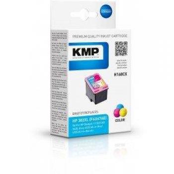 KMP Druckerpatrone H168CX Kompatibel ersetzt HP 302XL, F6U67AE Cyan, Magenta, Gelb 1746,4030