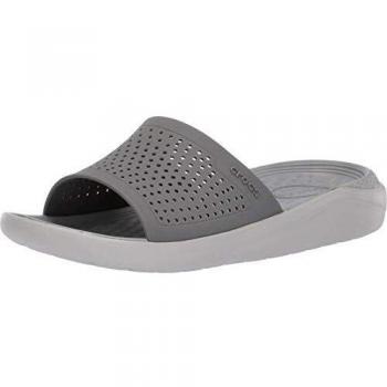 Crocs LiteRide Slide, Chaussures de Plage & Piscine Mixte Adulte, Noir