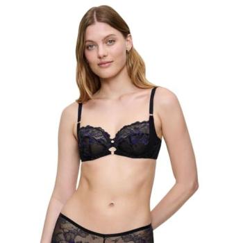 Wild Gardenia Florale Balconette-BH – Triumph Schwarz