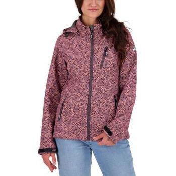 DEPROC Active Softshelljacke für Damen, rot (wine), Gr. 36/38