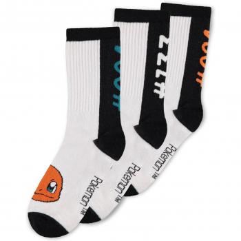 Pokémon Character Design Unisex Sport Socks (3 Pack)