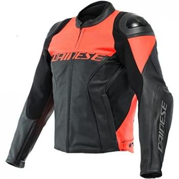 Dainese Racing 4 Veste en cuir de moto perforée