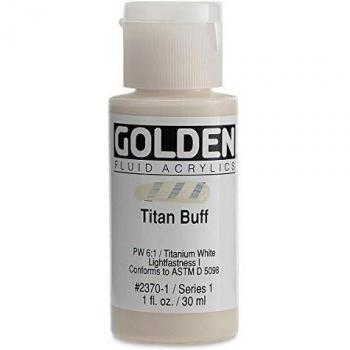 Pro-Art Titan Buff Golden Fluid Acrylic, Multicolour, 2.84x2.84x7.62 cm