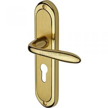 Henley Euro Profile Door Handle Set of 2 Mayfair Split