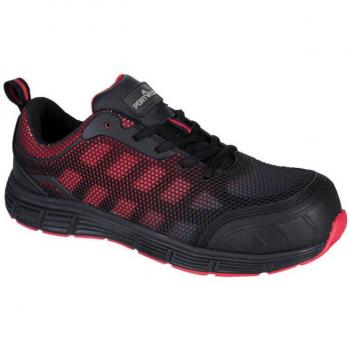 Chaussure Basse Portwest Ogwen S1P Rouge/Noir Taille 42