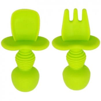 Vaisselle bébé silicone à double pièce