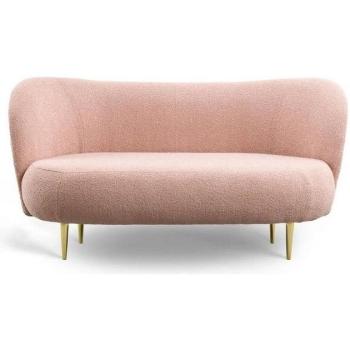 Wohnzimmer‑Glanz: Casa Padrino 180 cm 3er Sofa in Rosa/Gold