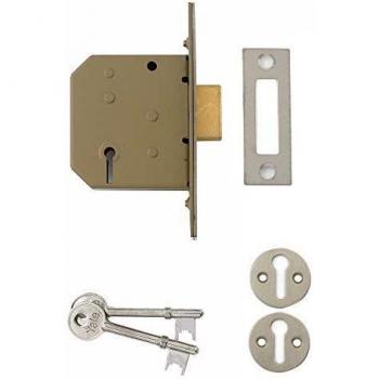 Yale Locks PM322 3 Lever Mortice Deadlock Polished Chrome 65mm