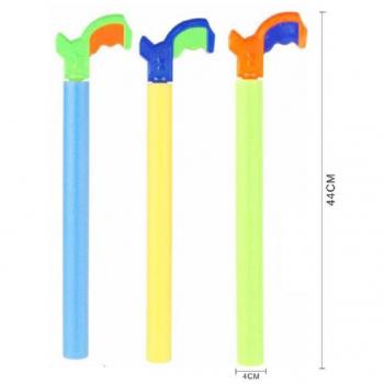 Traesio‑Gun Tube de Agua 44x4 cm, Mango de Espuma – Juego para Niños