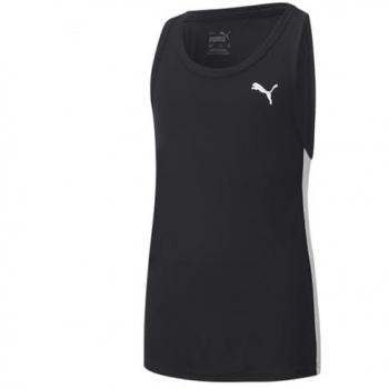 Puma Uomini Maglietta Cross the Line Singlet 2.0 Nero 140
